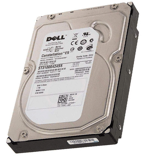 DELL 1TB SAS 3.5 7.2K RPM 12GBPS HARD DRIVE